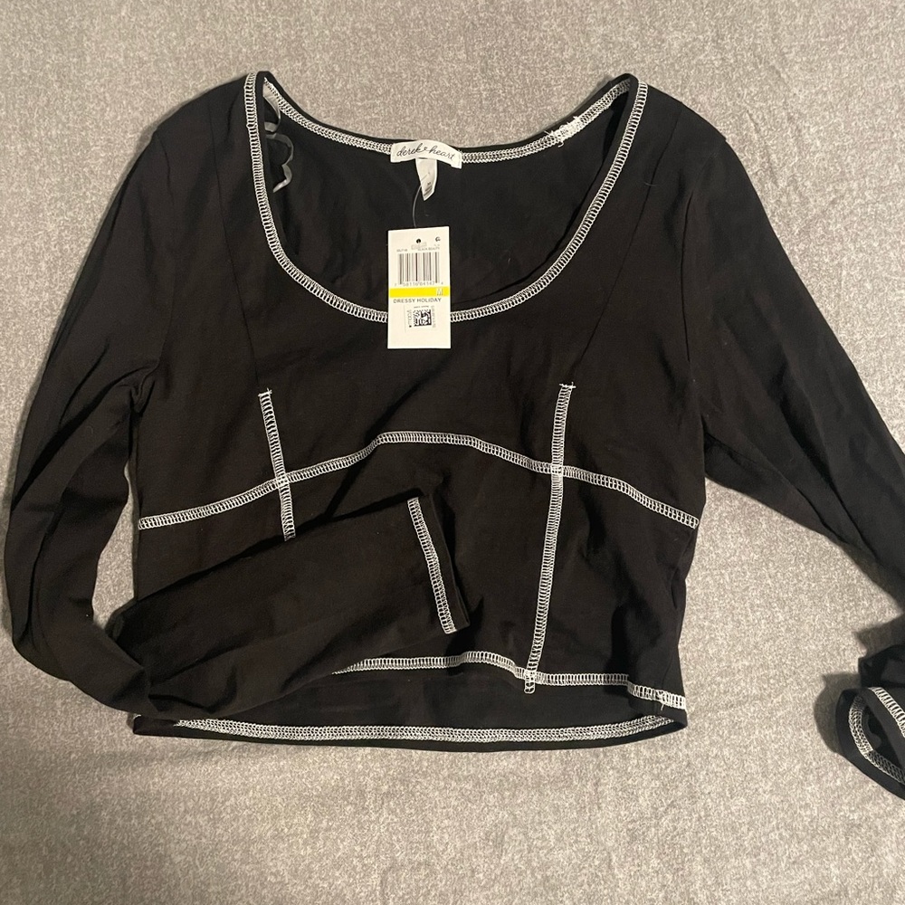 Cropped Long sleeve top